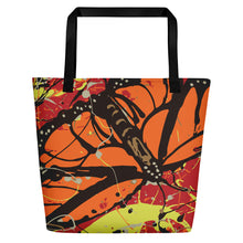 Load image into Gallery viewer, DUO BUTTERFLY Beach Bag