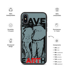 Load image into Gallery viewer, 'SAVE EARTH' Biodegradable phone case