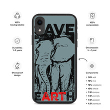 Load image into Gallery viewer, 'SAVE EARTH' Biodegradable phone case