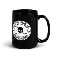 Load image into Gallery viewer, MU Links - JUST HIT THE F*ING BALL! Black Glossy Mug