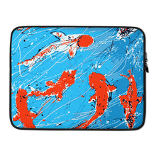 Load image into Gallery viewer, KOI Pond Laptop Sleeve
