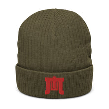 Load image into Gallery viewer, MU LOGO Recycled cuffed beanie