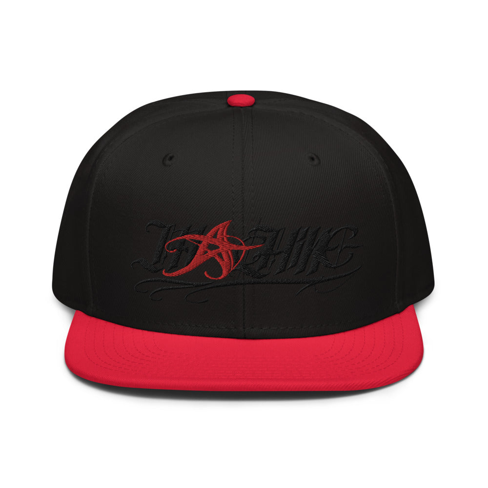 Red Snapback Hat Black Hip Hop HEXTAT Logo – Needle Supply