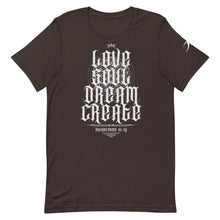 Load image into Gallery viewer, LOVE•SOUL•DREAM•CREATE :: Short-Sleeve Unisex T-Shirt