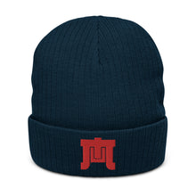 Load image into Gallery viewer, MU LOGO Recycled cuffed beanie
